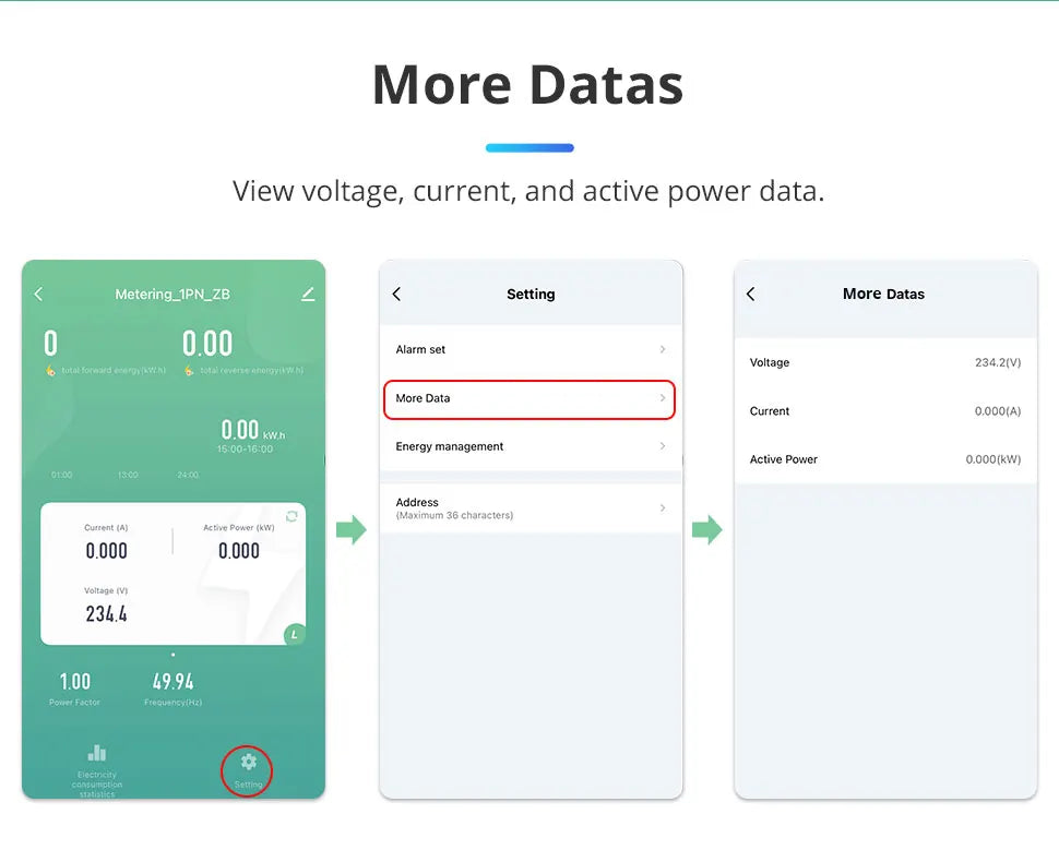 Zemismart Smart Energy Meter Zigbee Monitor Electric Sensor Measure Work with Tuya App Supports Home Assistant via Zigbee2MQTT
