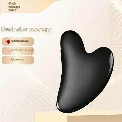 Q Natural Ox Horn Gua Sha Massage Tool Set Skin Lifting Effect Smooth Edges For Daily Skincare Whole Body Massage