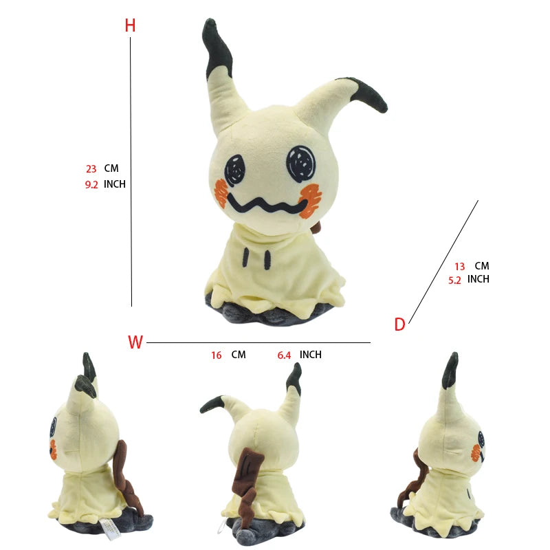 Pokemon Fit Pulsh Toys Gengar Caterpie Butterfree Litwick Lucario Mewtwo Gallade Haxorus Mew Furret Cute Stuffed Peluche Doll