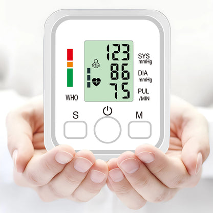 USB Digital Sphygmomanometer Medical Health Detector Home Upper Arm Blood Pressure Measur Adult kid Pulse Monitor