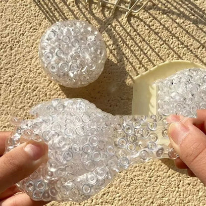 New Super Soft Squishy Balls Textured Moldable Sensory Fidget Toys Crunchy Memory Gel Fidget Toys Stress Relief