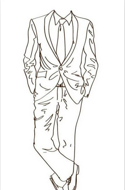 Elegant Men's Suits Luxury Wedding Notch Lapel Slim Fit 2 Piece Jacket Pants High Quality Male Clothing Customized Outfit Blazer