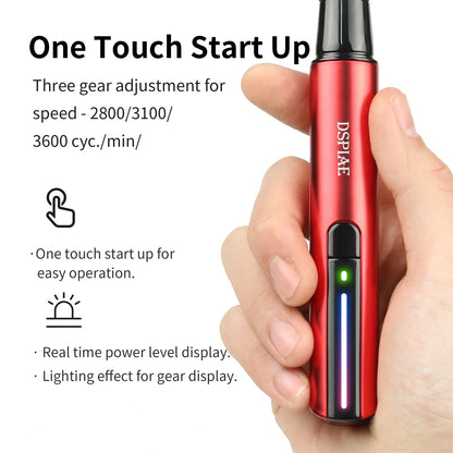 DSPIAE DIY ES-A Plastic Model Electric Reciprocating Sander USB Charge Grinding Pen Sanding Heads Sandpaper Military Craft Tools