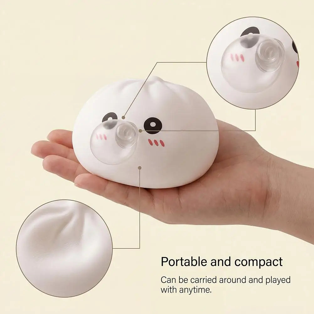 2026 Upgrade Soft Dumpling Pinch Toys Blowing Bubbles Squishy Relief Stress Mystery Blind Box Rebound Steamed Bun Squeeze Ball