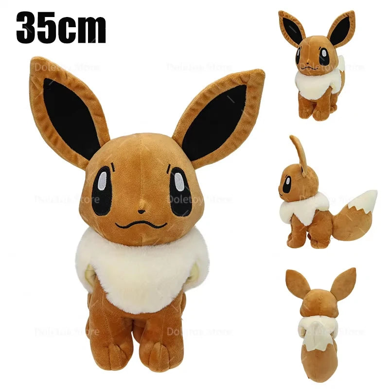 Hot Pokemon Plush Sylveon Leafeon Umbreon Vaporeon Glaceon Soft Anime Dolls Throw Pillow Stuffed Animal Birthday Gift for Kids