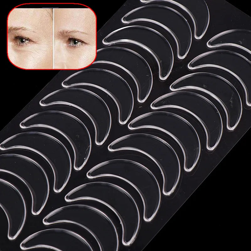 10Pairs Reusable Waterproof Silicone Anti-Wrinkle Eye Pads Patches Stickers Eyes Skin Care Pad Beauty Facial Care Tools