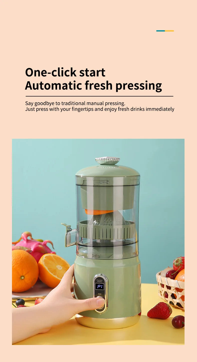 Portable Multifunctional Electric Orange Juice Maker Slag Juice Separation Small Home Appliance New Juicer Machine for Fresh Squ