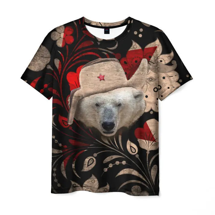 Retro Soviet CCCP 3D Print Sport Moisture-wicking Breathable Men T-shirt Harajuku Street Casual Trend Daily Comfort Short-sleeve