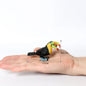 Hand Painted Simulation Bird Model Figures Toucan Peacock Owl Flamingo, Early Cognition Toy Cake Decoration For Children