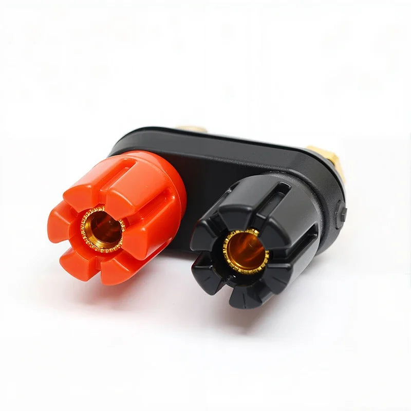 Professional Dual Female Banana Socket Binding Post Speaker Connector for Audio Amplifiers