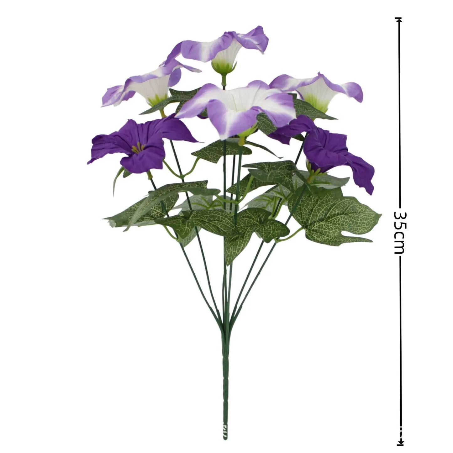 1/3/6pcs Artificial Petunia Flowers UV Resistant Silk Flower Look Real Fake Flowers for Outdoor Home Garden Balcony Decoration