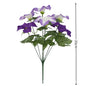 1/3/6pcs Artificial Petunia Flowers UV Resistant Silk Flower Look Real Fake Flowers for Outdoor Home Garden Balcony Decoration