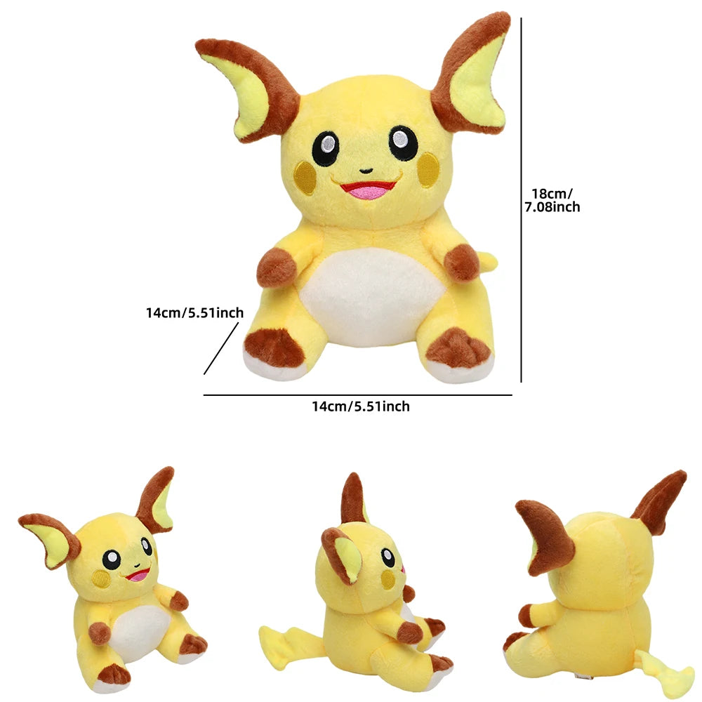 New Pokemon Pikachu Plush Toy Sprigatito Fuecoco Groudo Meowscarada Floragato Cinderace Keldeo Exegguto Shinx Stuff Peluche Doll