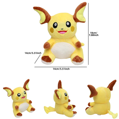 New Pokemon Pikachu Plush Toy Sprigatito Fuecoco Groudo Meowscarada Floragato Cinderace Keldeo Exegguto Shinx Stuff Peluche Doll