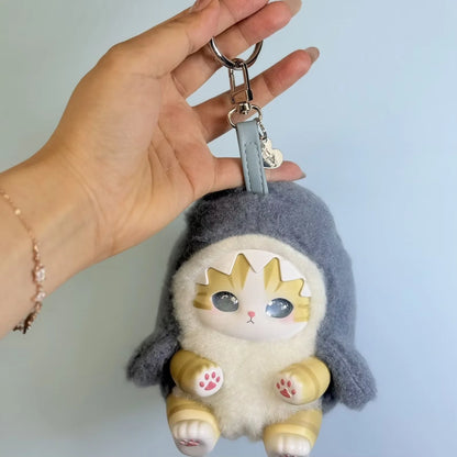New Mofusand Vinyl Series Toys Shark Cat Surprised Box Toy Ornaments For Birthday Gift Pendant Replica Toys Gift
