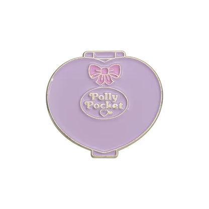 Polly Pocket Pendant Keychain Vintage Micro Playset Collectible Toy For Women Backpack Jacket Hat Fashion Accessory