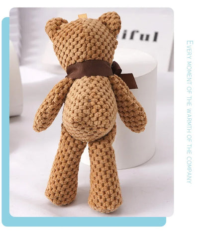 16cm Soft Stuffed Pineapple Bear Plush Toys Mini Teddy Bear Dolls Toy Small Gift for Party Wedding Keychain Bag Pendant Toy Gift