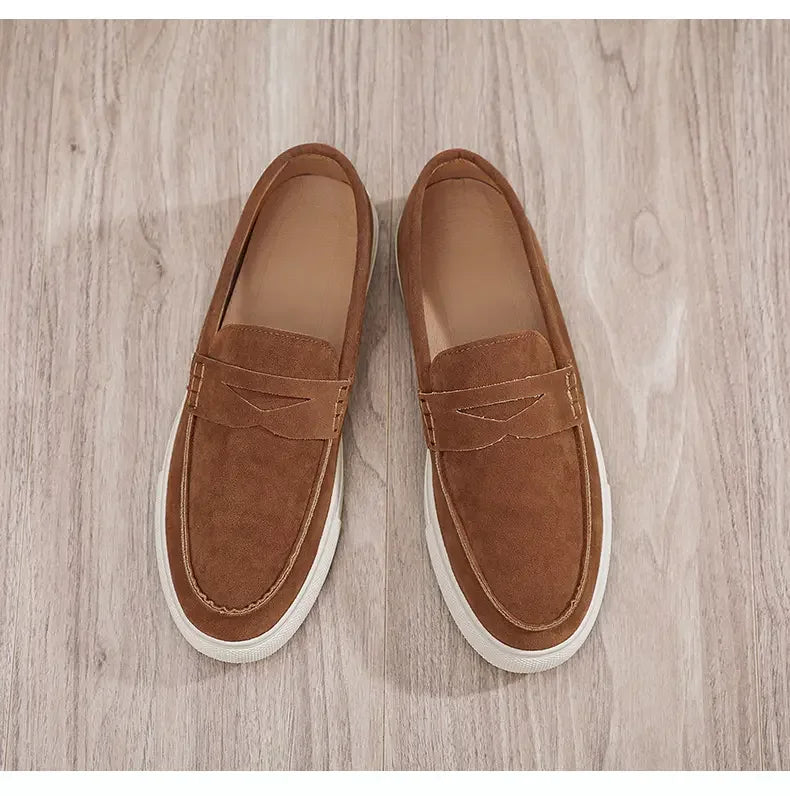 Daily Comfort Loafers Breathable Construction Dissipate Heat, Lightweight Build Lower Burden for Tired-Free Daily Movement