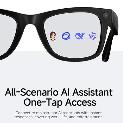 New HD5-ultra AI Smart Glasses AI Real-time Translation 800W Pixel Camera Photo Video Recording 300 Mah Smart Glasses 2026