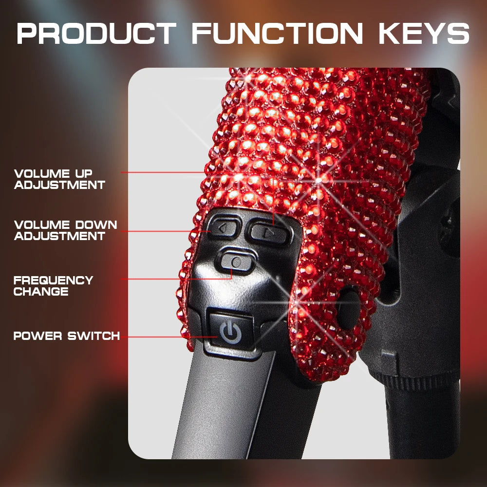 Diamond Microphone Customized for Singers G-MARK SKM9000 Wireless Karaoke Mic Adjustable Frequency Party Show Teaching Wedding