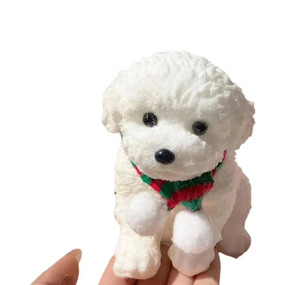 Teddy Dog Squishy Toys Soft Squeeze Puppy Anxiety Stress Relief Sensory Fidget Toy Decompressing Pinching Dog Squeeze Toys