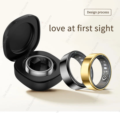 2026 New Smart ring Men Women HD Touch Screen Heart Rate Oxygen Sleep Tracker IP68 Water-resistant Long Battery Android IOS