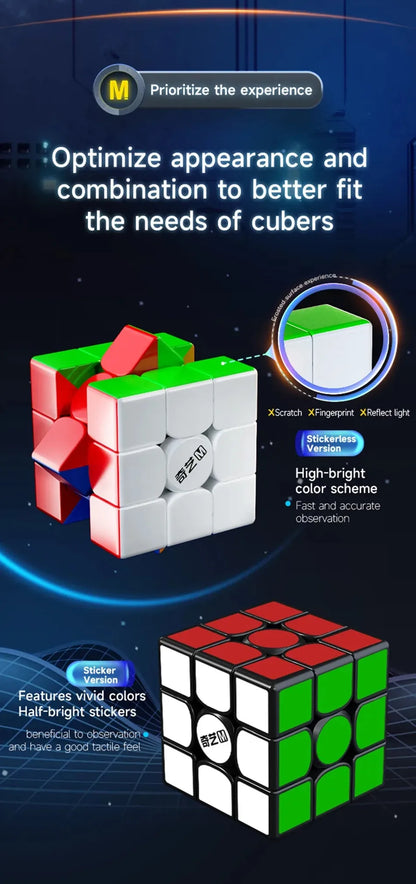 QiYi M Pro Series 2x2 3x3 4x4 Pyramid Magnetic Magic Cube Professional Speed Cubes Education Puzzle  Cubo Magico Toys Gifts