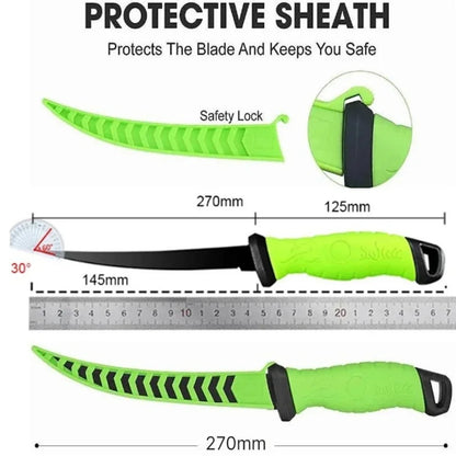 Fishing Knife 6 Inch Fillet Boning Knife Stainless Steel Cleaver Kitchen Professional Fruit Meat Cutting Fishes Slicing Knives
