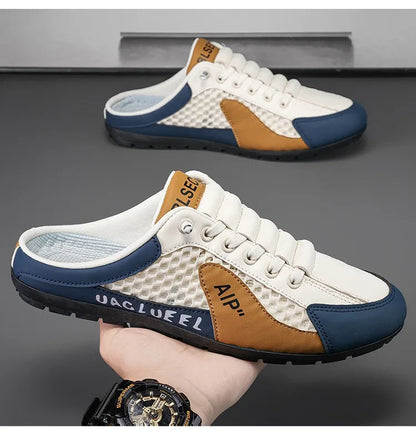 Brand protection  new men's lightweight non-slip breathable wear-resistant running sports fashion versatile casual shoes