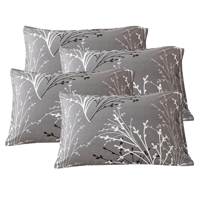 2pcs/4pcs Floral Pattern Pillow Cover Set (Pillow Inner Not Included), Soft & Comfortable, Suitable For All Seasons
