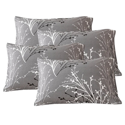 2pcs/4pcs Floral Pattern Pillow Cover Set (Pillow Inner Not Included), Soft & Comfortable, Suitable For All Seasons