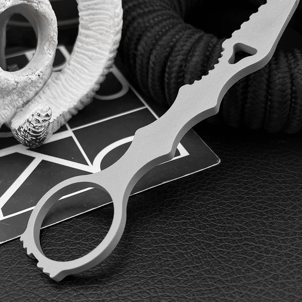 179 Fixed Blade Knife Utility Outdoor Multi-tools, Portable Cutting Rope Tool, 440C Blade, Camping Adventure Knife, EDC Gear