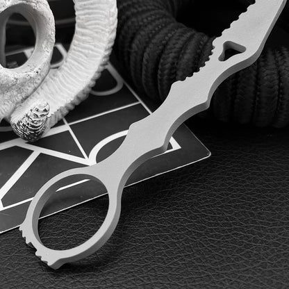 179 Fixed Blade Knife Utility Outdoor Multi-tools, Portable Cutting Rope Tool, 440C Blade, Camping Adventure Knife, EDC Gear