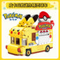 Pokemon Cartoon Pikachu Building Blocks Bulbasaur Toy Children's Assembled Model Pet Elf Kid Children Gift Compatible With Lego