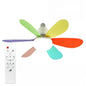 E27 with Remote LED 30W Ceiling Fan Light  Dimming Function  Suitable for Living Room Study and Home Use 85-265V