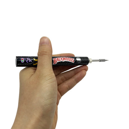 Portable Electric Soldering Iron Pen 1100mAh Preheat VV Battery Backwoods LCD Display 1.8V-4.2V Type-C 510 Thread Repair Tool