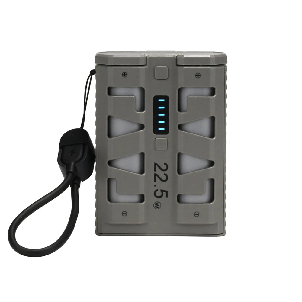 2x 21700 Power Bank Box DIY Kit 22.5W Fast Charging Dual Mode Battery Case One-Click Battery Swap Phone Charging Not Batteries