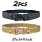 Camouflage Tactical Belt Men's Quick Release Nylon Military Belt Outdoor Combat Oxford Cloth Mountaineering Trouser Waist Belt
