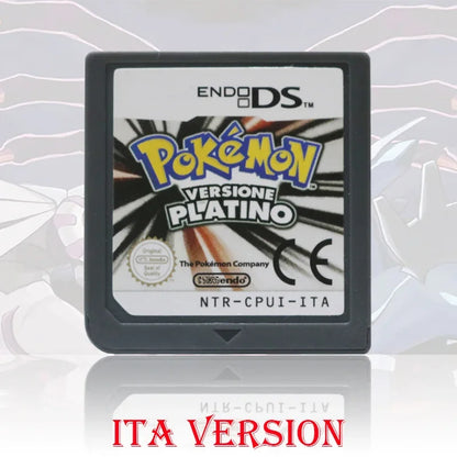 NOE/ESP/ITA/FRA/USA/EUR/AUS Version Pokemon HeartGold SoulSilver Platinum Diamond PearlVideo Game Card For DS 2DS 3DS Console