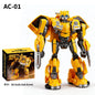 18cm Bumblebee Movie Version Transforming Beetle Car Robot Action Figure Multiple Accessories Articulated Model Toy Boys Gift