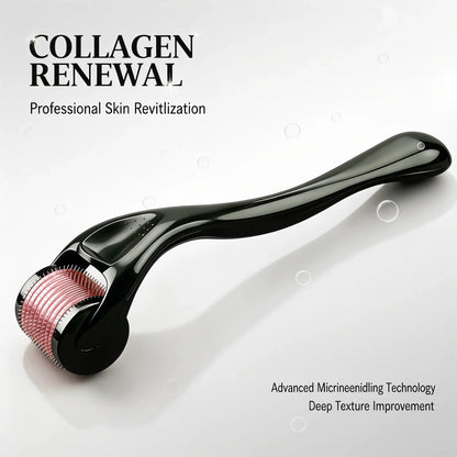 540 Titanium Derma Roller 0.25mm, Microneedle Roller for Face Skin Care, Hair & Beard Growth