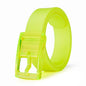 High-quality Color Candy Color Silicone Belt Fashionable And Trendy Universal Belt For Men And Women With Jeans Belt Accessories