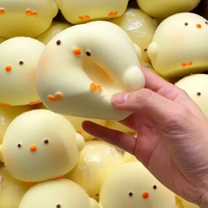 Giant Cute Chick Squishy Slow Rising Fidget Toy Stress Relief Anti-Anxiety Sensory Decompression Toy for Kids Adults ADHD Autism