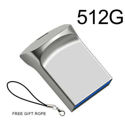 Mini USB 3.0 Pendrive 1TB 512GB 128GB Silvery External Storage Metal Memory Flash Drive USB Storage Key Pen Drive For Computer