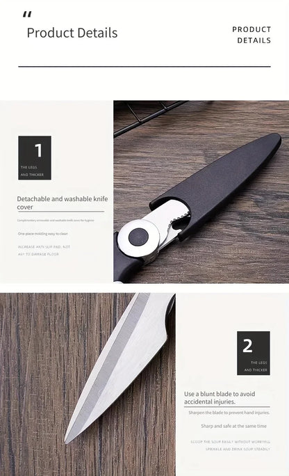 Multifunctional kitchen scissors Household fish cutting meat scissors Stainless steel scissors
