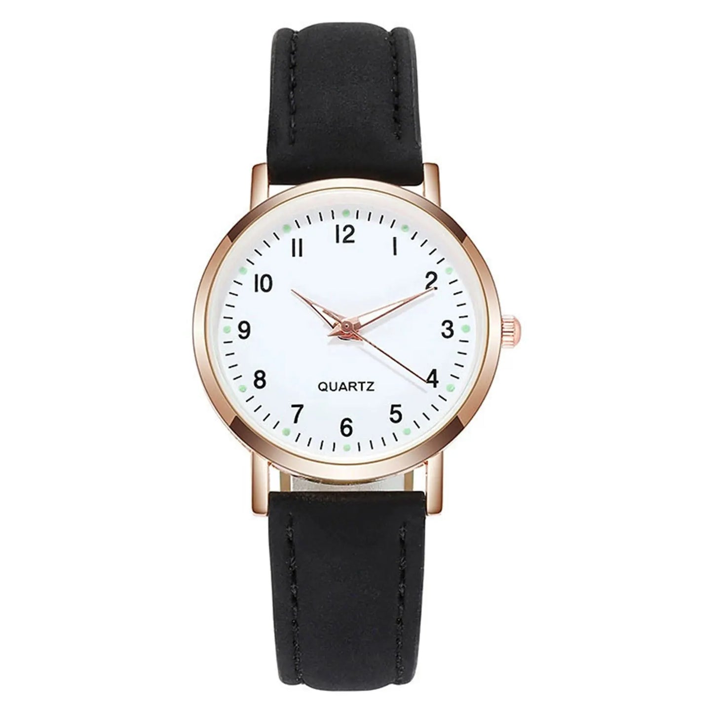 Fashion Women Watches,Vintage-Quartz Watch With Glow-In-The-Dark Design Fashion Business Casual Analog Watch,Girls Clock Gift
