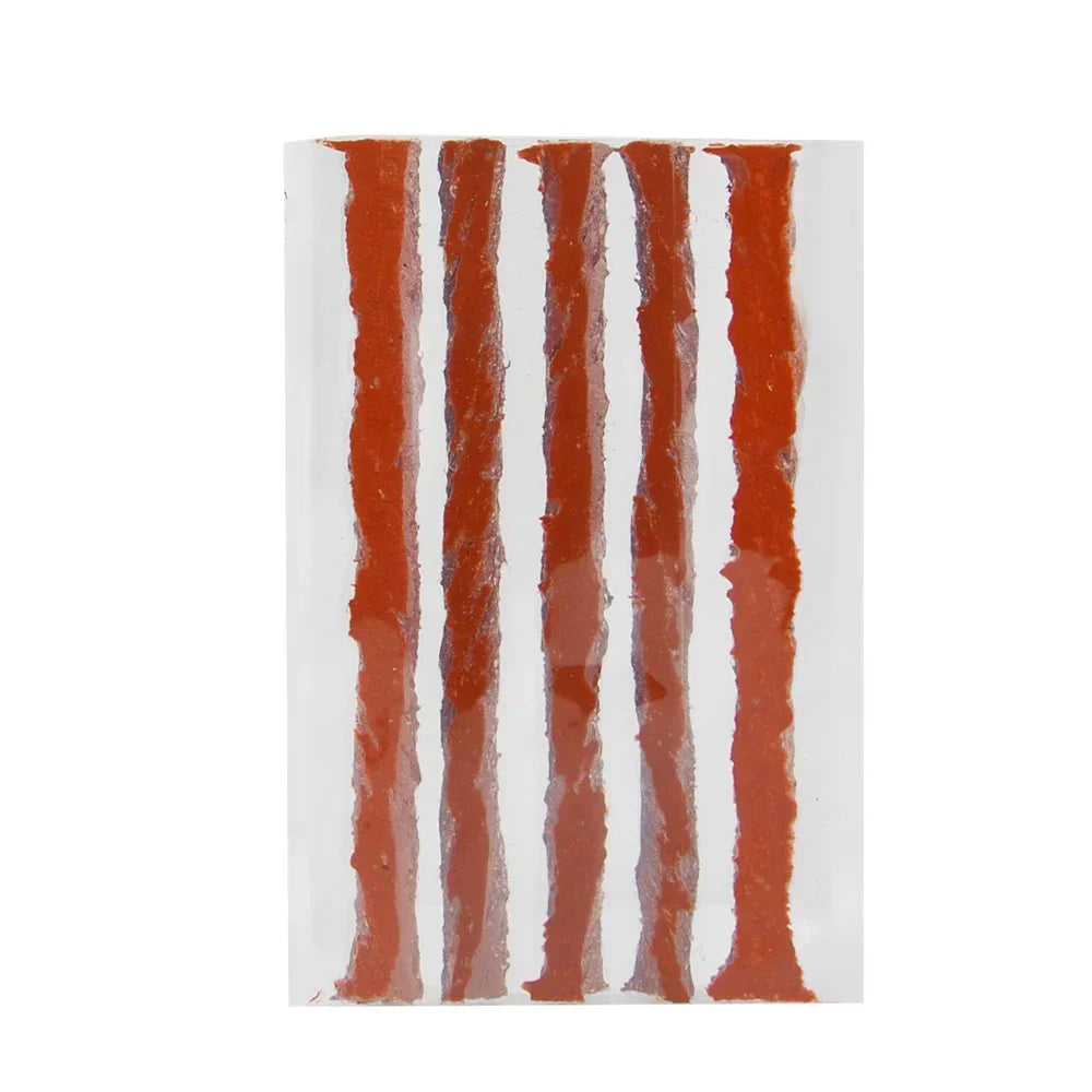 Tire Repair Strips Tubeless Rubber 100/5 Pcs (One piece is equal to five sticks.) Motorcycle and Bike Tyre Puncture Repair.