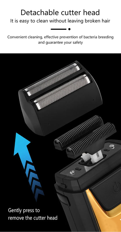 Electric shaver for men beard trimmer shaving home appliance professional barber machines hair cutting machine trimmer for men