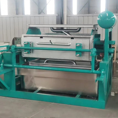 Automatic Egg Tray Making Machine 1000pcs/h Paper Pulp Molding Production Line For Waste Paper Recycling For Small Business