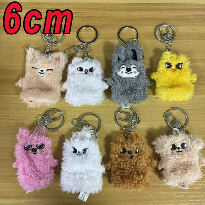 Skzoo Karma Keychain Plush Toys Fans Animals Stuffed Plushies Doll Kawaii Companion for Kids Adults Fans Gift Room Decor Gift